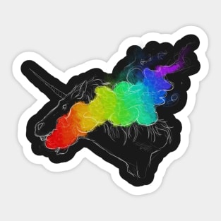 I Breathe the Rainbow Sticker